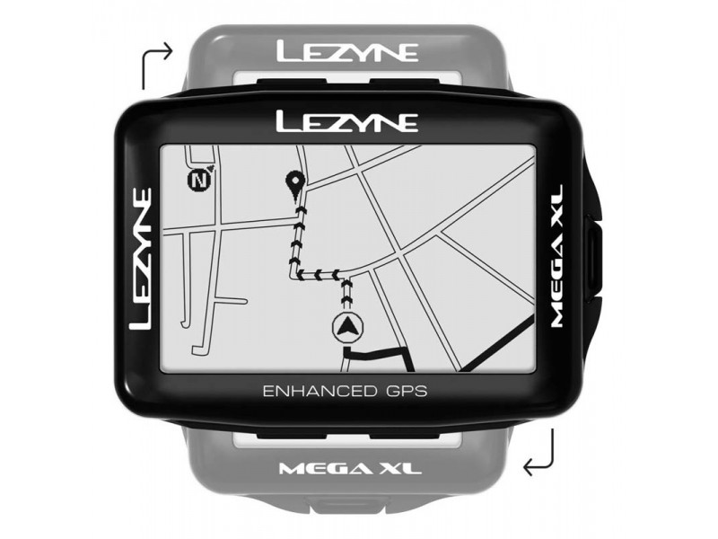Велокомпьютер Lezyne Mega XL GPS HR/ProSC Loaded Black