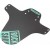 Переднє крило Rock Shox MTB Fork Fender Black with Seafoam Green Print