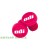 Баренды ODI BMX 2-Color Push in Plugs Refill pack Pink w/ White (рожеві)