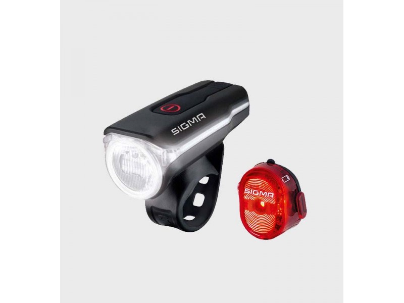 Комплект ліхтарів Sigma Sport Aura 60 USB K-SET
