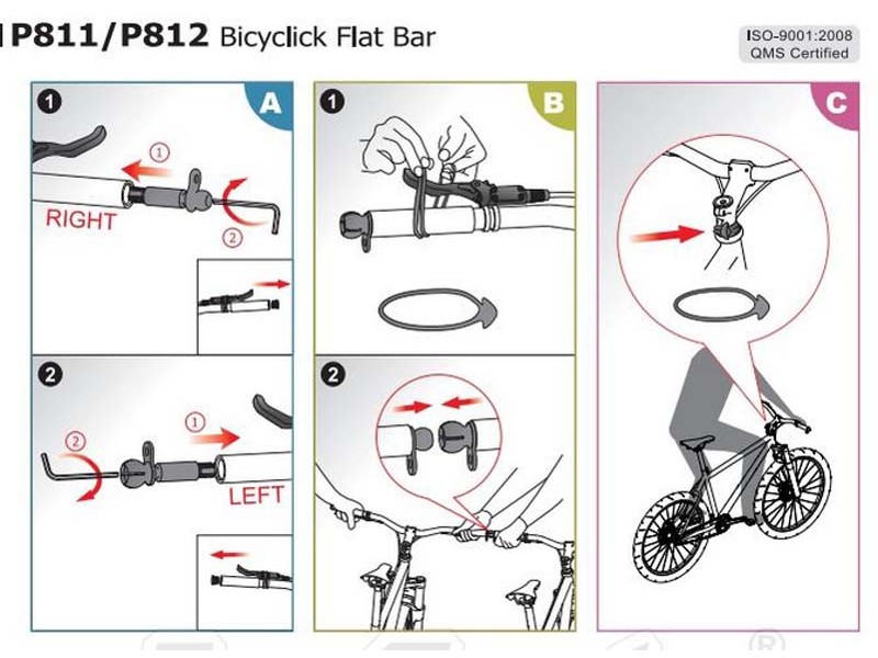 Набор Ice Toolz Bicyclick, легко скрепляет велосипеды в любом месте, подходит под основные виды шоссейых рулей