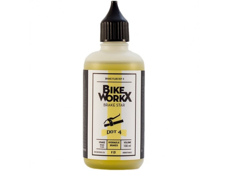 Тормозная жидкость BikeWorkX Brake Star DOT 4 100 мл.