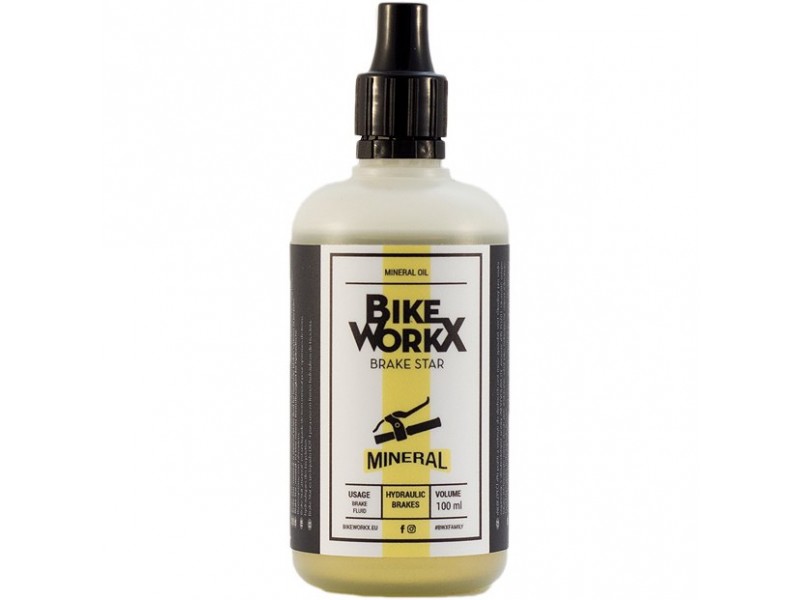 Гальмівна рідина BikeWorkX Brake Star мінеральне масло 100 мл
