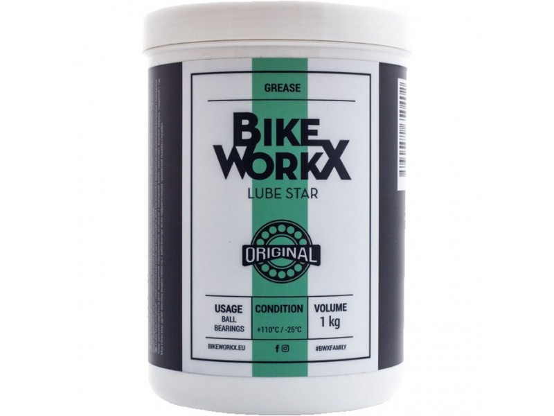 Густа змазка BikeWorkX Lube Star Original банка 1 кг.