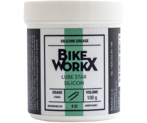 Густа змазка BikeWorkX Lube Star Silicon банка 100 г.