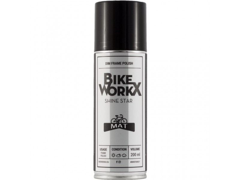 Поліроль BikeWorkX Shiner Star MAT спрей 200 мл