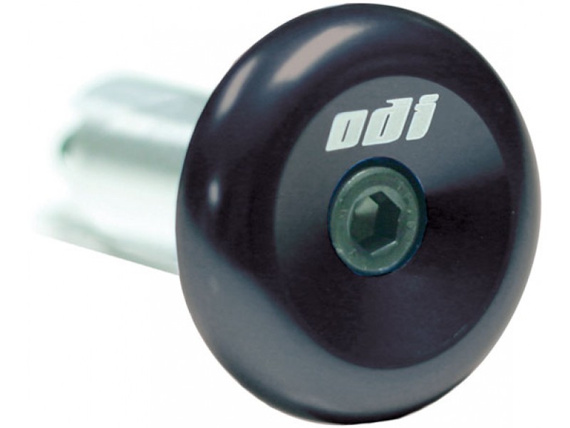 Баренды ODI Aluminium End Plugs w/ Lasered Logo Black (чорні баренды)