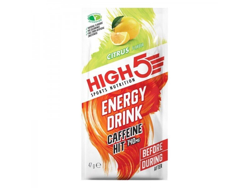 Напій High5 Energy Drink Caffeine Hit, Цитрус, 47 г