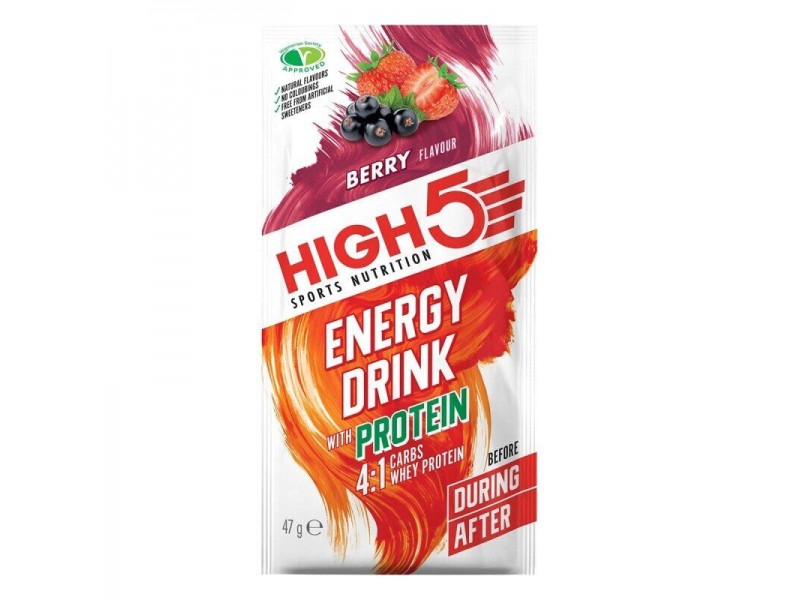 Напиток High5 Energy Drink with Protein, (Упаковка 12x47 г) 