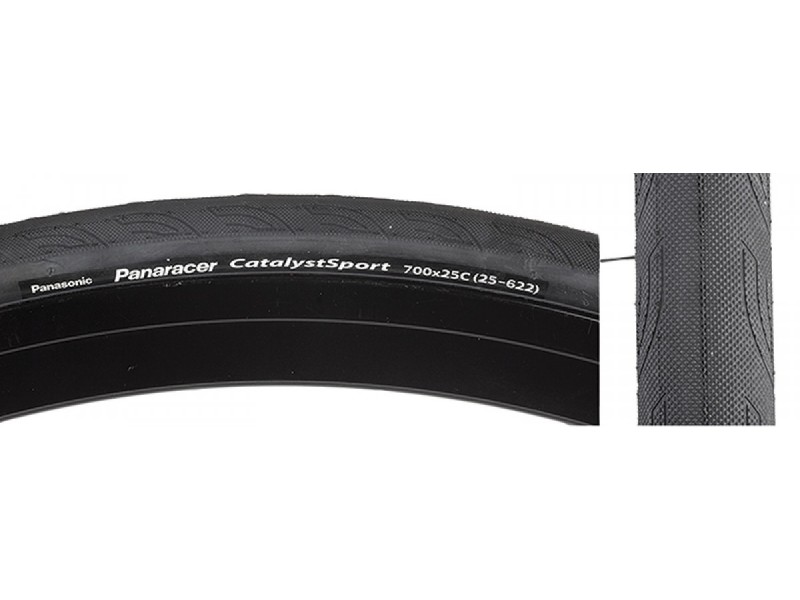 Покрышка Panaracer Catalyst Sport, 700x25C, Black Wire