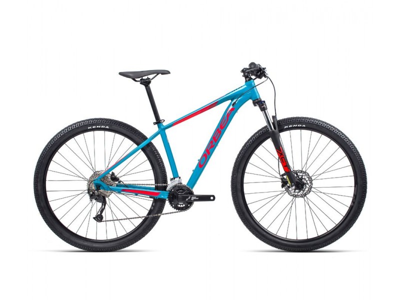 Велосипед Orbea MX40 29 2021 Blue Bondi- Bright Red (Gloss)