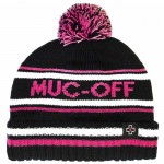 Шапка MUC-OFF SKI HAT чёрно/розовая