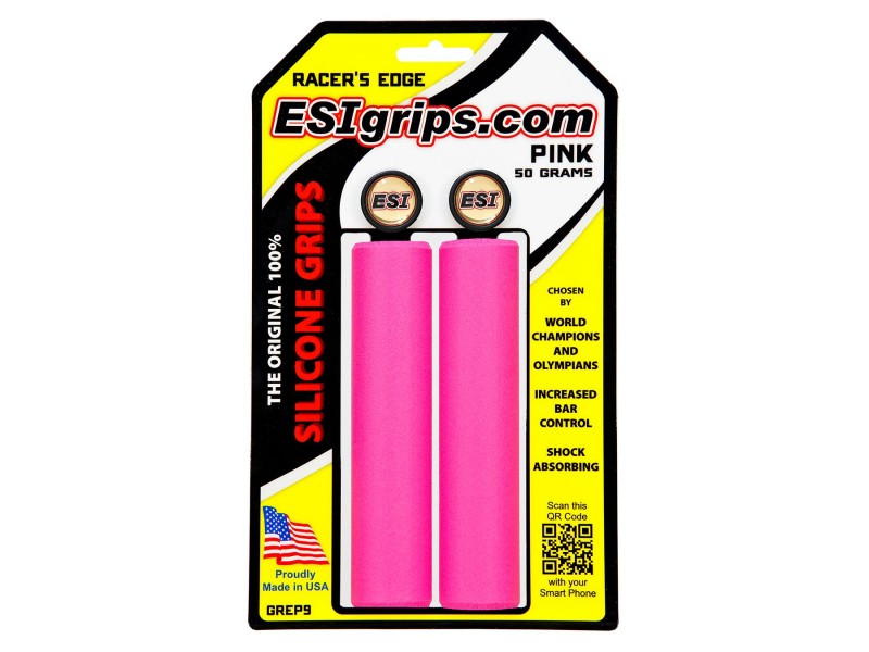Грипсы ESI Racer's Edge Pink (розовые)